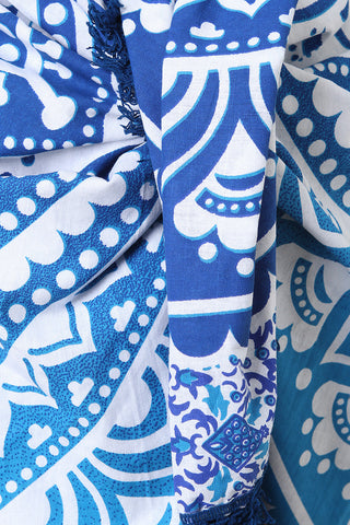 Multi-Purpose Geo Circular Cover Up and Blanket