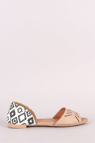 Crushed Velvet Pointy Toe Mary Jane Flat