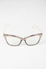Clear Lense Slight Cat Eye Sunglasses